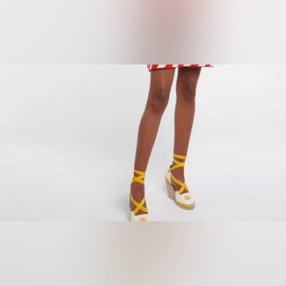 Gucci GG canvas wedge espadrilles EU Size 37.5 , US size 7.5 - Picture 3 of 11